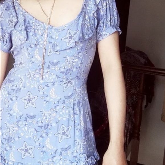 Boho lace up dress - Picture 2 of 9